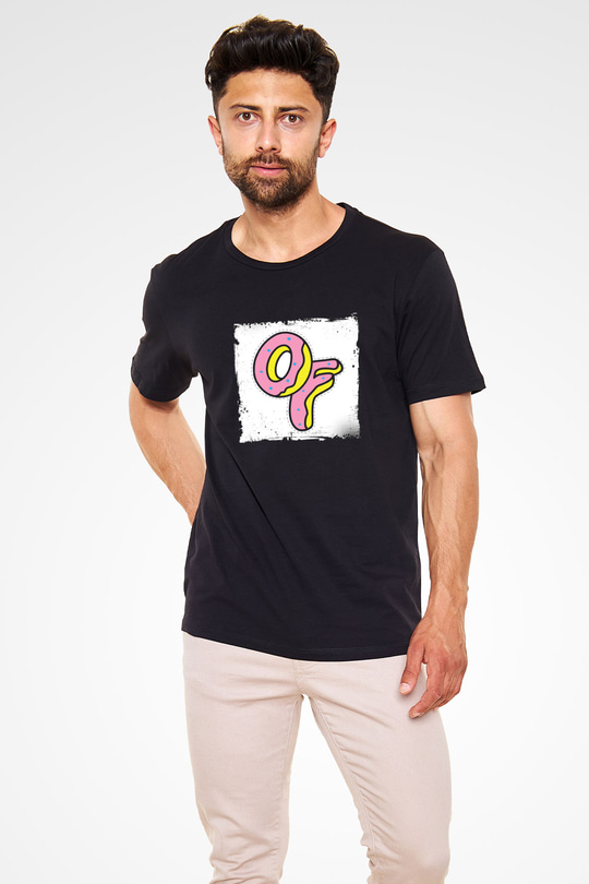Odd Future Baskılı Unisex Siyah Tişört