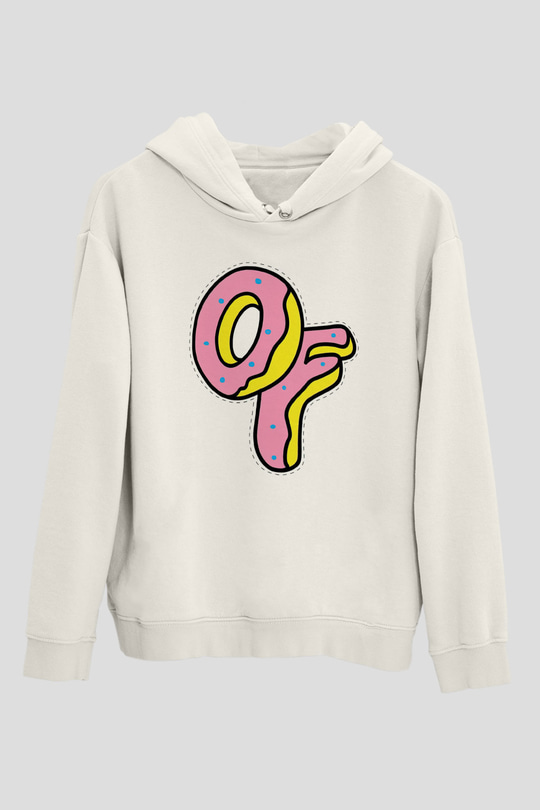 Odd Future Beyaz Unisex Kapüşonlu Sweatshirt