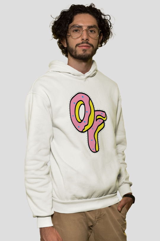 Odd Future Beyaz Unisex Kapüşonlu Sweatshirt