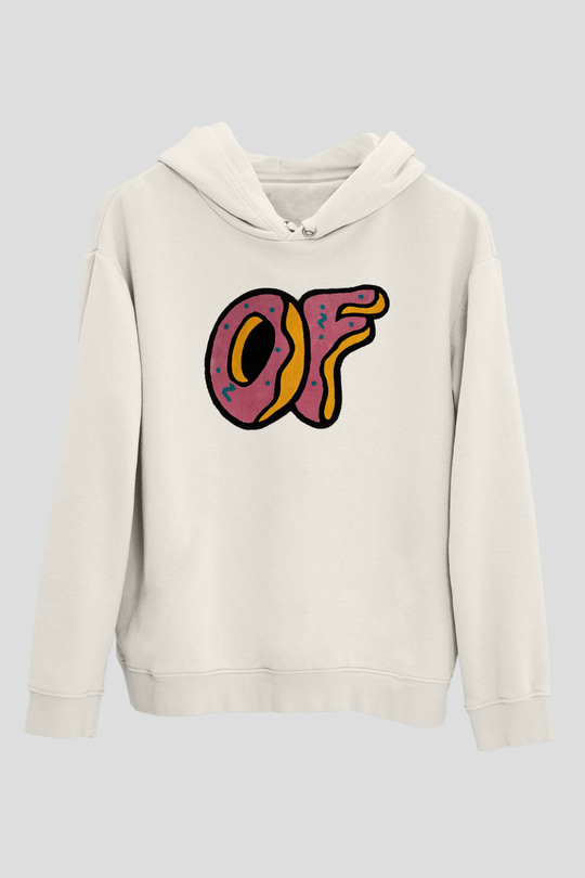Odd Future Beyaz Unisex Kapüşonlu Sweatshirt