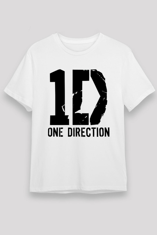 One Direction Beyaz Unisex Tişört T-Shirt - TişörtFabrikası