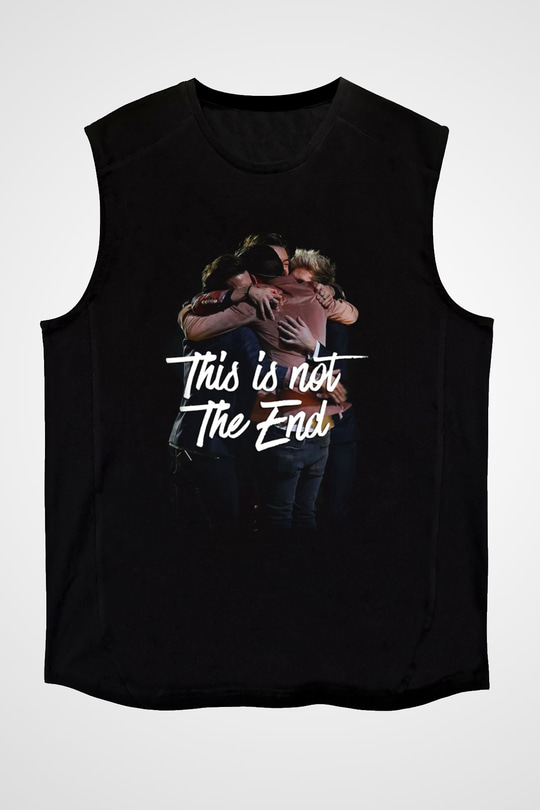 One Direction Siyah Unisex Kolsuz Tişört