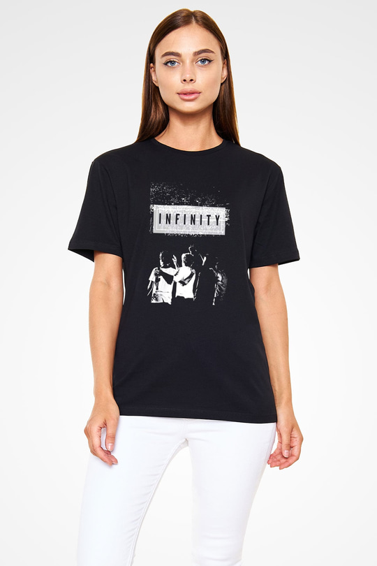One Direction Siyah Unisex Tişört T-Shirt - TişörtFabrikası