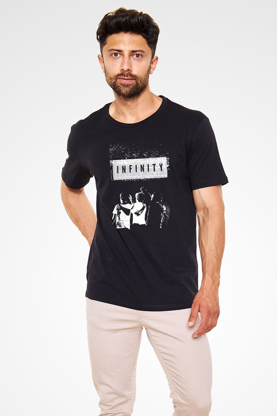 One Direction Siyah Unisex Tişört T-Shirt - TişörtFabrikası