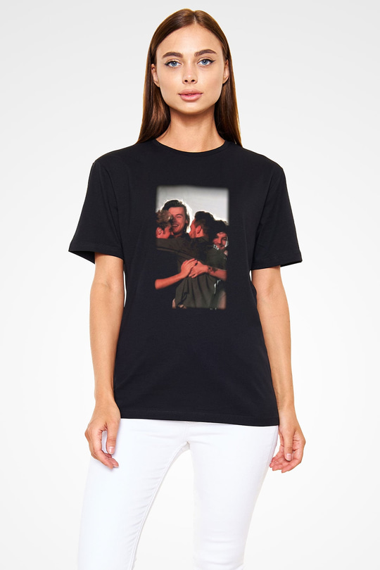 One Direction Siyah Unisex Tişört T-Shirt - TişörtFabrikası