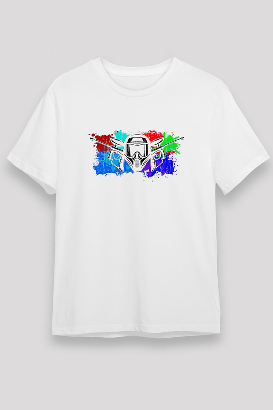 Paintball Baskılı Unisex Beyaz Tişört - Tshirt