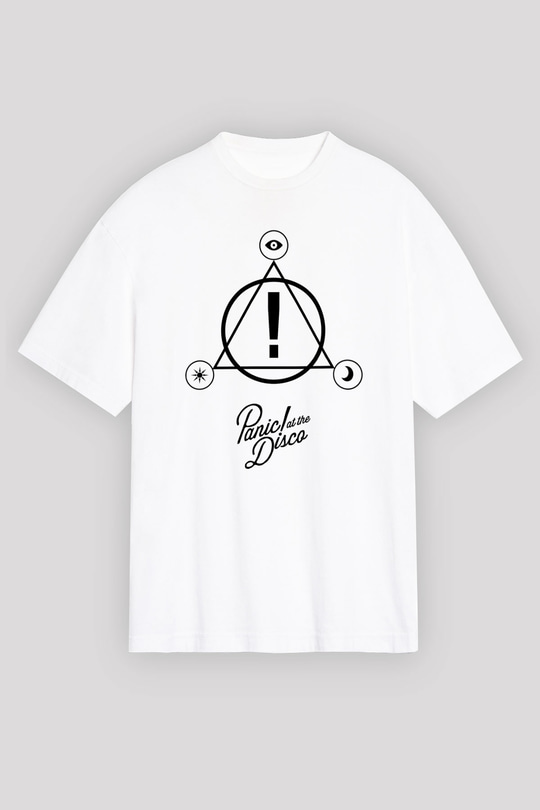 Panic at the Disco Beyaz Unisex Oversize Tişört T-Shirt