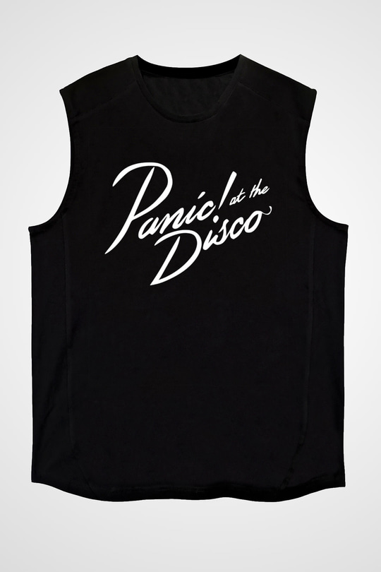 Panic at the Disco Siyah Unisex Kolsuz Tişört