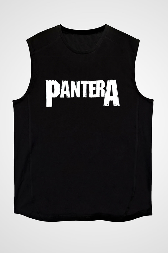 Pantera Siyah Unisex Kolsuz Tişört