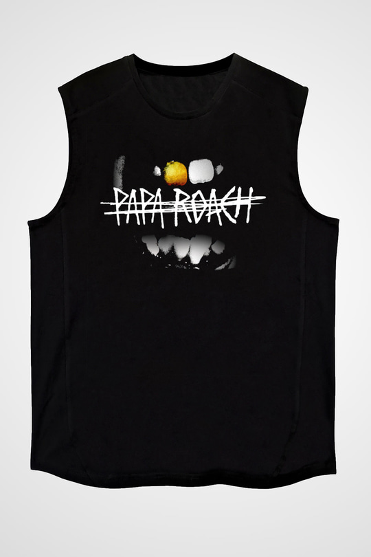 Papa Roach Siyah Unisex Kolsuz Tişört