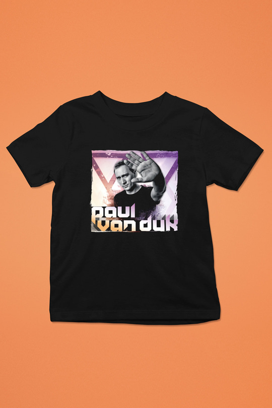 Paul Van Dyk Siyah Unisex Çocuk Tişört