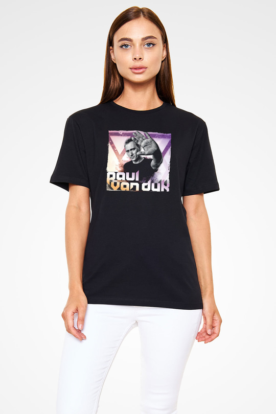 Paul Van Dyk Siyah Unisex Tişört T-Shirt - TişörtFabrikası