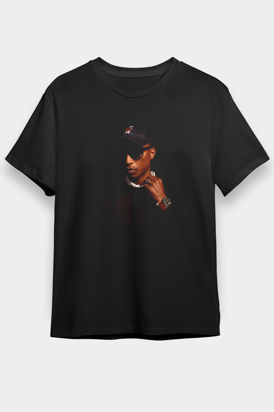 Pharrel Williams Siyah Unisex Tişört T-Shirt - TişörtFabrikası
