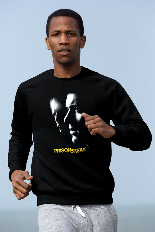 Prison Break Siyah Unisex Sweatshirt