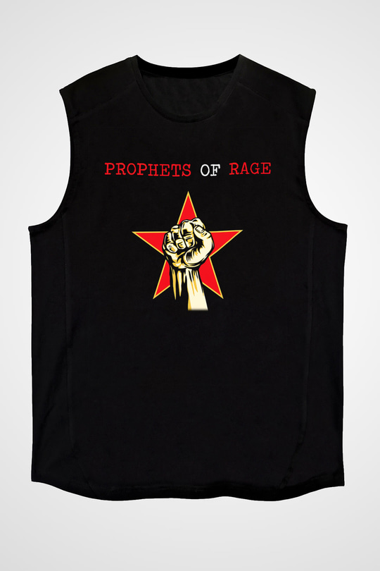 Prophets of Rage Siyah Unisex Kolsuz Tişört