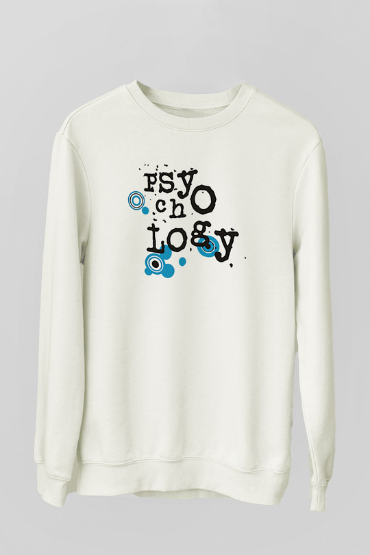 Psikolog Beyaz Unisex Sweatshirt