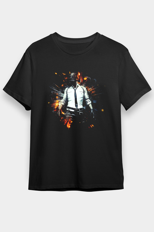 PUBG Siyah Unisex Tişört T-Shirt