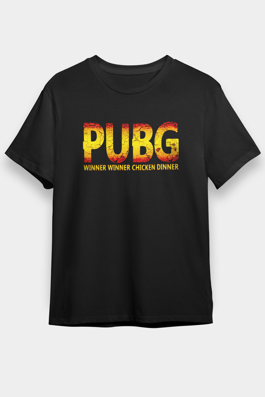 PUBG Siyah Unisex Tişört T-Shirt