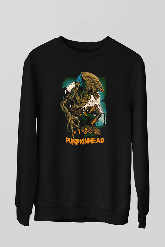 Pumpkinhead Siyah Unisex Sweatshirt