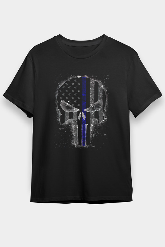 Punisher Siyah Unisex Tişört T-Shirt