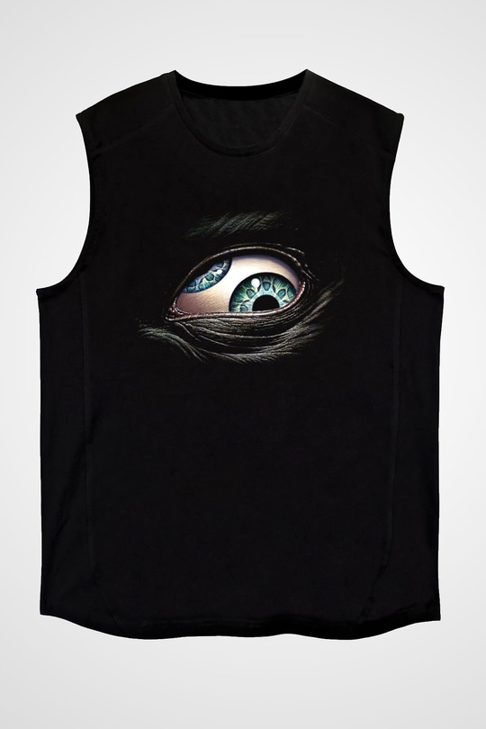 Puscifer Baskılı Unisex Siyah Kolsuz Tişört - Tshirt