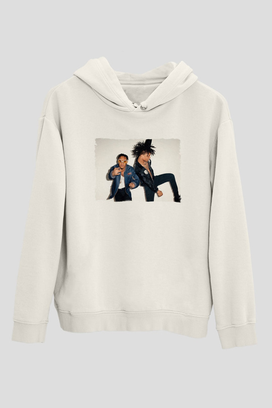 Rae Sremmurd Beyaz Unisex Kapüşonlu Sweatshirt