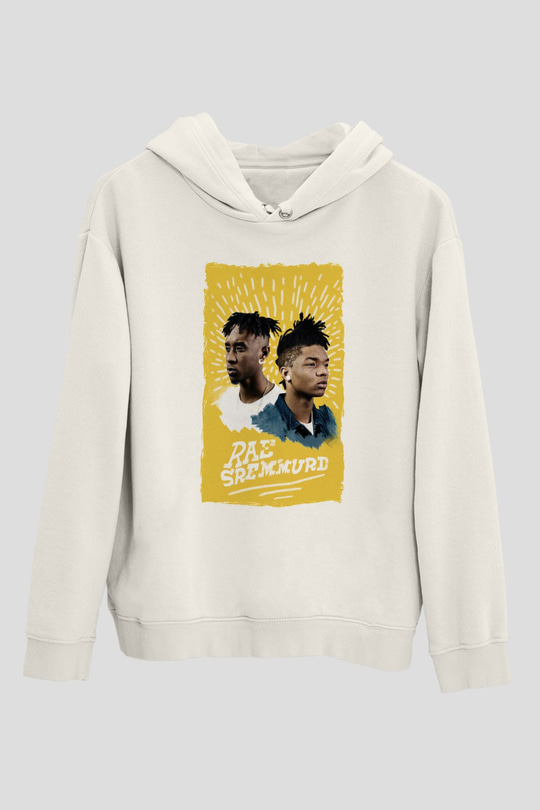 Rae Sremmurd Beyaz Unisex Kapüşonlu Sweatshirt