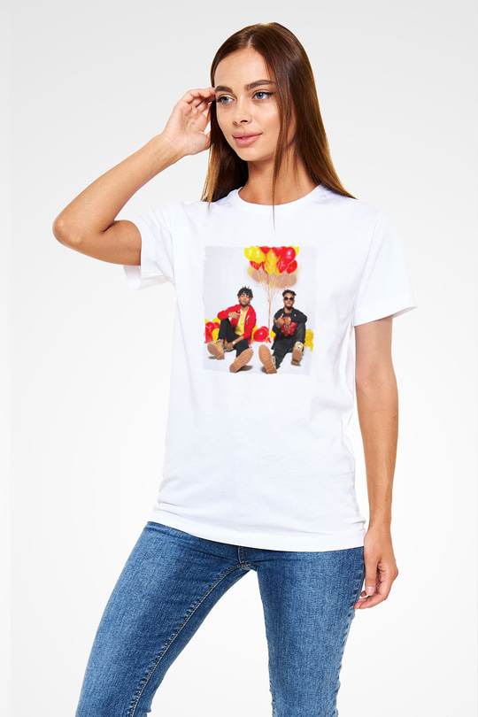 Rae Sremmurd Beyaz Unisex Tişört T-Shirt - TişörtFabrikası