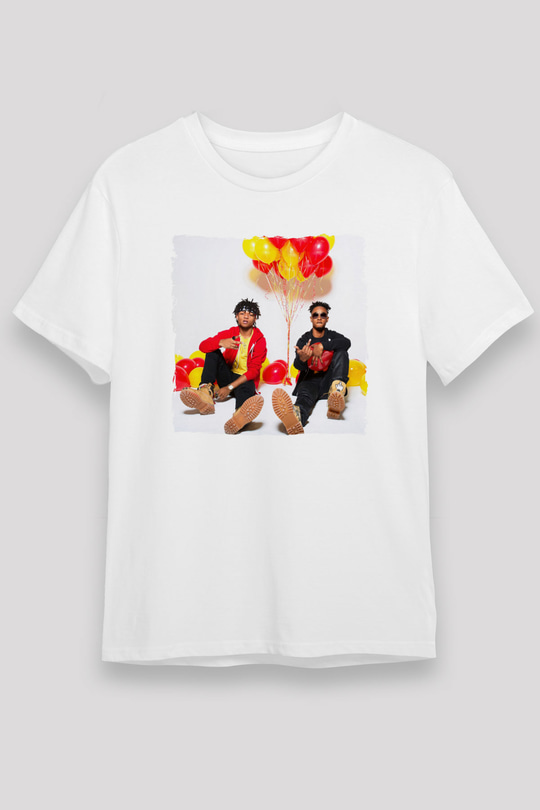 Rae Sremmurd Beyaz Unisex Tişört T-Shirt - TişörtFabrikası