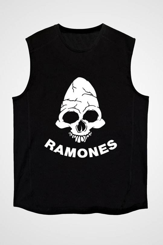 Ramones Siyah Unisex Kolsuz Tişört