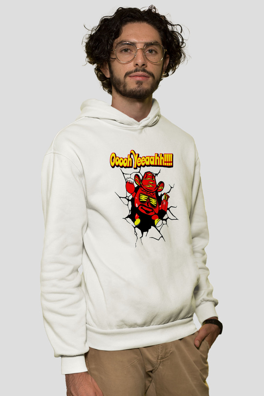 Randy Savage Beyaz Unisex Hoodie