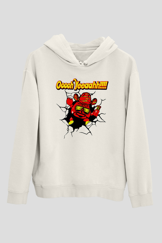 Randy Savage Beyaz Unisex Hoodie