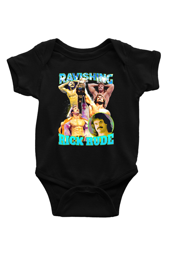 Rick Rude Siyah Bebek Body - Zıbın