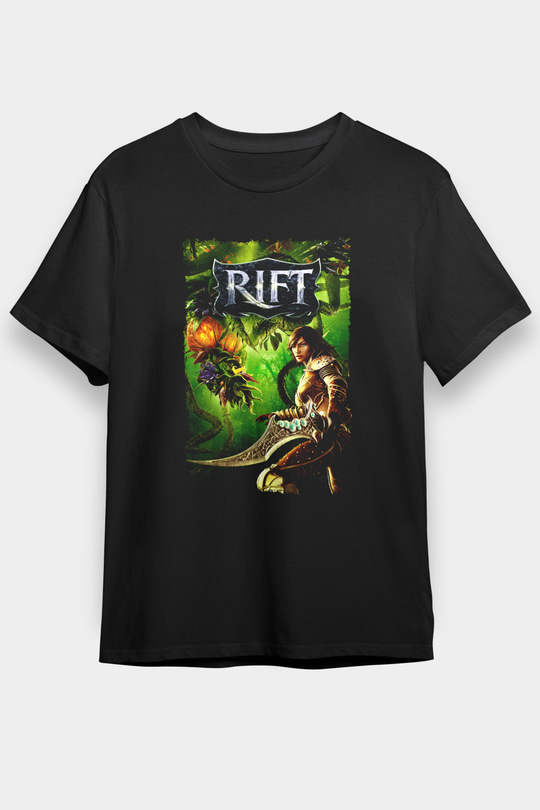 Rift Siyah Unisex Tişört T-Shirt