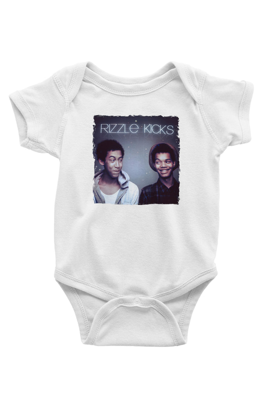Rizzle Kicks Beyaz Bebek Body - Zıbın