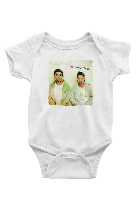 Rizzle Kicks Beyaz Bebek Body - Zıbın
