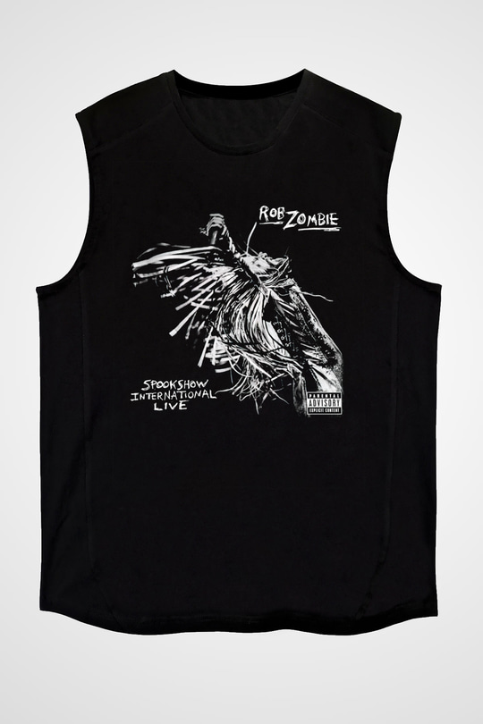 Rob Zombie Siyah Unisex Kolsuz Tişört