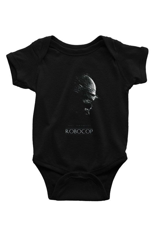 RoboCop Siyah Bebek Body - Zıbın