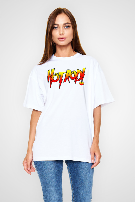 Roddy Piper Beyaz Oversize Tişört