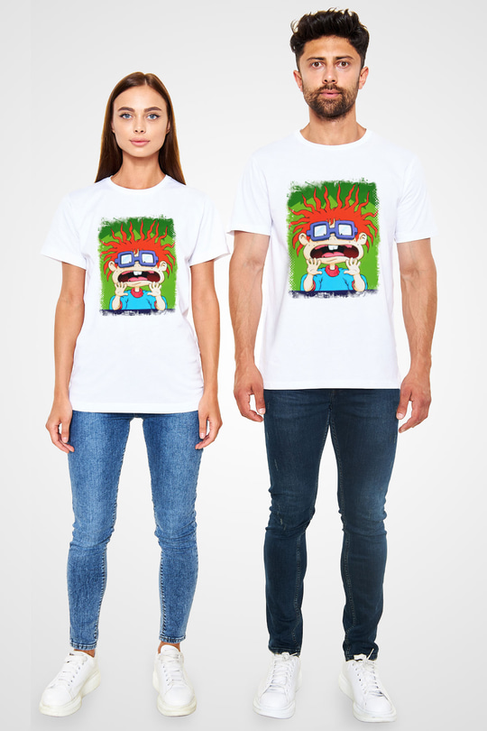 Rugrats Beyaz Unisex Tişört T-Shirt