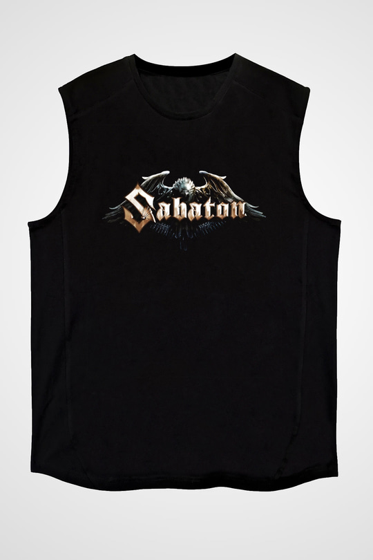 Sabaton Siyah Unisex Kolsuz Tişört