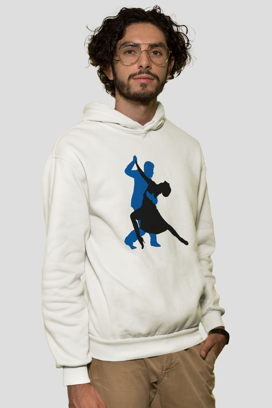 Salsa Beyaz Unisex Kapşonlu Sweatshirt