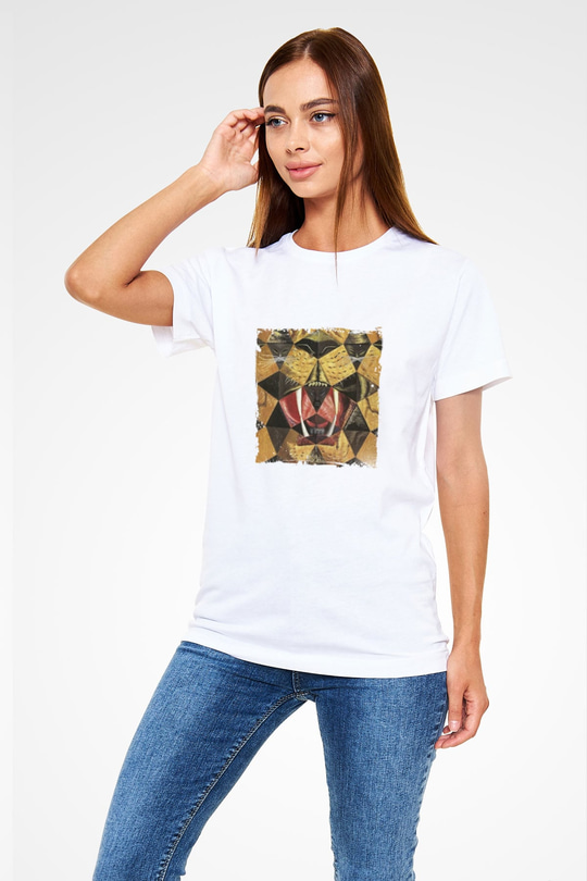 Salvador Dali Unisex Baskılı Beyaz Tişört