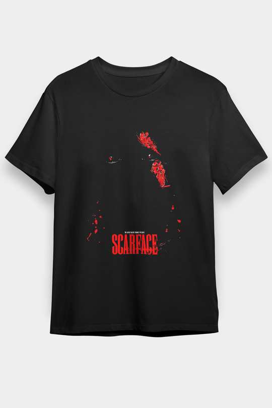 Scarface Siyah Unisex Tişört T-Shirt