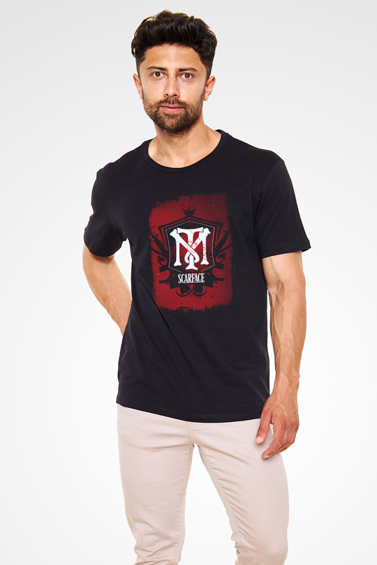 Scarface Siyah Unisex Tişört T-Shirt