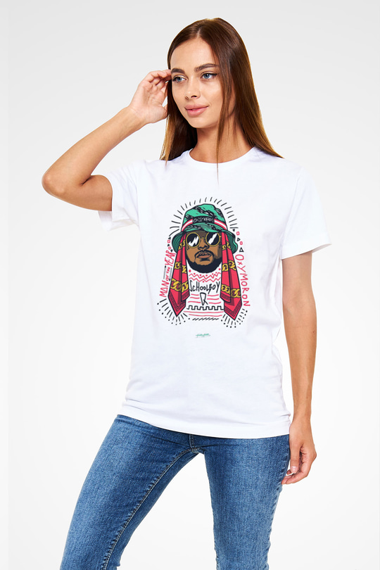 Schoolboy Q Beyaz Unisex Tişört T-Shirt - TişörtFabrikası