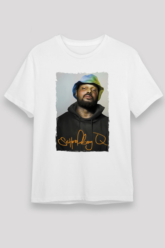 Schoolboy Q Beyaz Unisex Tişört T-Shirt - TişörtFabrikası