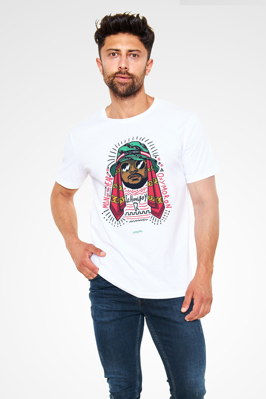 Schoolboy Q Beyaz Unisex Tişört T-Shirt - TişörtFabrikası