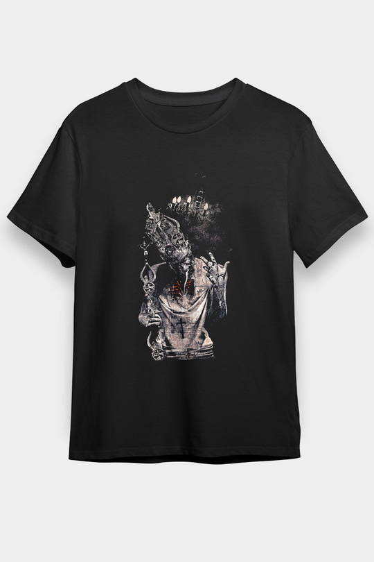 Septicflesh Baskılı Unisex Siyah Tişört - Tshirt
