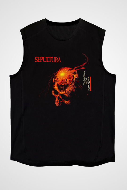 Sepultura Siyah Unisex Kolsuz Tişört